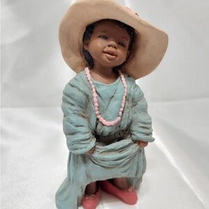 Holcomb God is Love 1987 Sasha #20 Charming Kids Figurine with Hat and Necklace